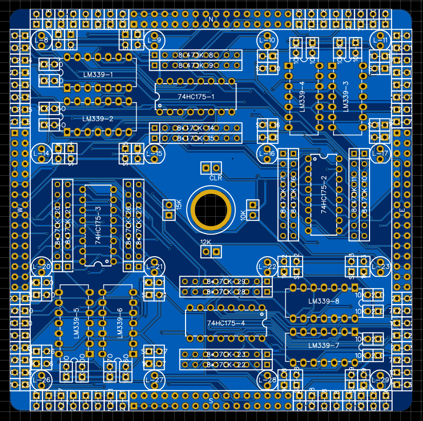 Game of Life PCB Top View Render